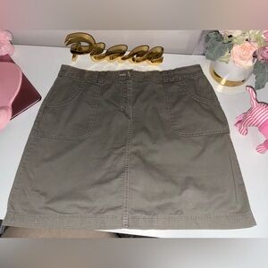 Scott Khaki Mini Skirt